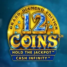 12 Coins Grand Diamond Edition by Wazdan, showcased at hollywins.org – game logo