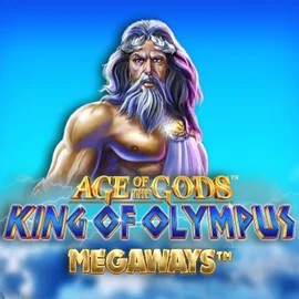 Age Of The Gods: King of Olympus Megaways logo by Origins Hollywin Casino