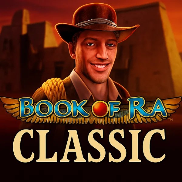 Book of Ra Classic by Novomatic, showcased at hollywins.org – game logo