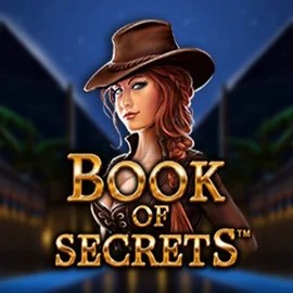 Book of Secrets online game logo by SYNOT Games on hollywins.org