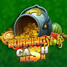 Burning Slots Cash Mesh online game logo by BF Games on hollywins.org