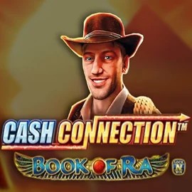Cash Connection Book Of Ra slot icon by Novomatic, available at Hollywin Casino