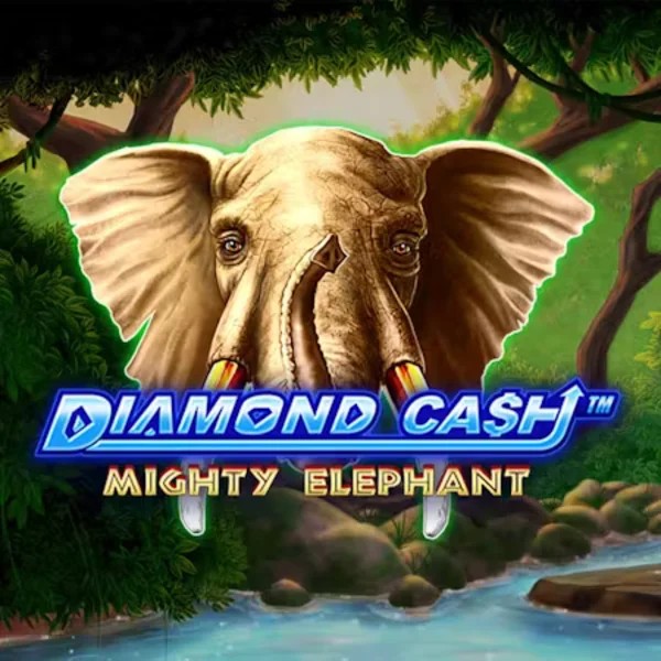 Diamond Cash Mighty Elephant logo by Greentube at Hollywin Casino