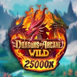 Dragons of Arcane Wild logo by Foxium Hollywin Casino