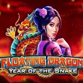 Floating Dragon Year of the Snake logo – Slots by Pragmatic Play at Hollywin Casino