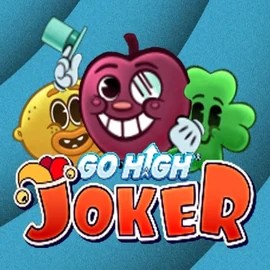 Go High Joker slot logo by RubyPlay at Hollywin Casino