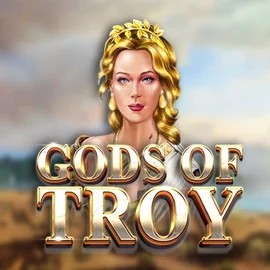 Gods of Troy logo by Red Tiger Gaming at Hollywin Casino