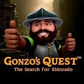 Try Gonzo's Quest slot by NetEnt on hollywins.org – logo image