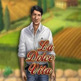 La Dolce Vita slot icon by Gamomat, available at Hollywin Casino