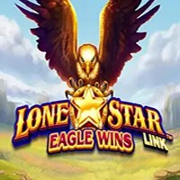 Lone Star Link Eagle Wins slot logo by Novomatic at Hollywin Casino