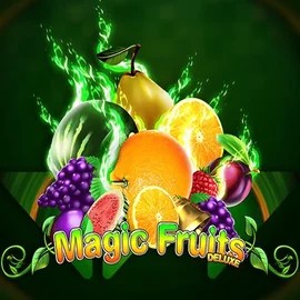 Magic Fruits Deluxe game by Wazdan – logo hosted on Hollywin Casino