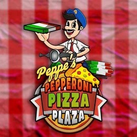 Peppe’s Pepperoni Pizza Plaza casino game by Pragmatic Play – featured logo at Hollywin Casino