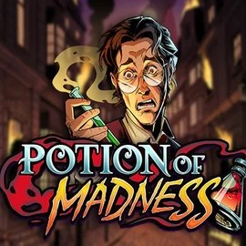 Slots logo of Potion of Madness from Play'n GO at Hollywin Casino