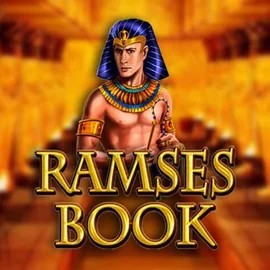 Ramses Book logo by Gamomat at Hollywin Casino