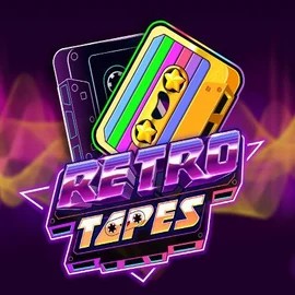 Retro Tapes game by Push Gaming – logo hosted on Hollywin Casino