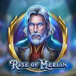 Official Slots logo: Rise of Merlin by Play'n GO at Hollywin Casino
