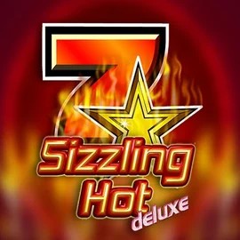 Sizzling Hot Deluxe game by Novomatic – logo hosted on Hollywin Casino