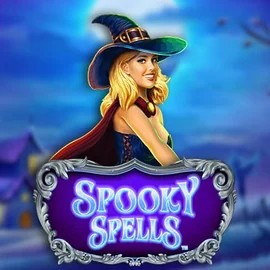 Slots logo of Spooky Spells from Novomatic at Hollywin Casino