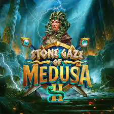 Official Slots logo: Stone Gaze of Medusa 2 by Stakelogic at Hollywin Casino