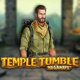 Temple Tumble Megaways logo by Relax Gaming Hollywin Casino