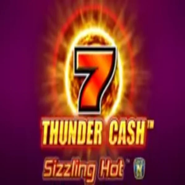 Thunder Cash Sizzling Hot logo by Novomatic Hollywin Casino