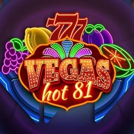 Vegas Hot 81 online game logo by Wazdan on hollywins.org